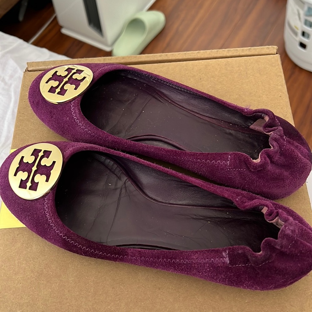 Tory Burch suede flats